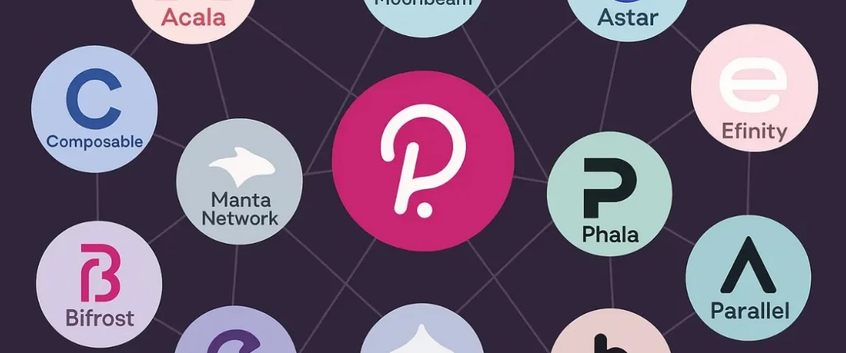 Топ парачейнов Polkadot: лучшие проекты DeFi, NFT и GameFi в 2025 году