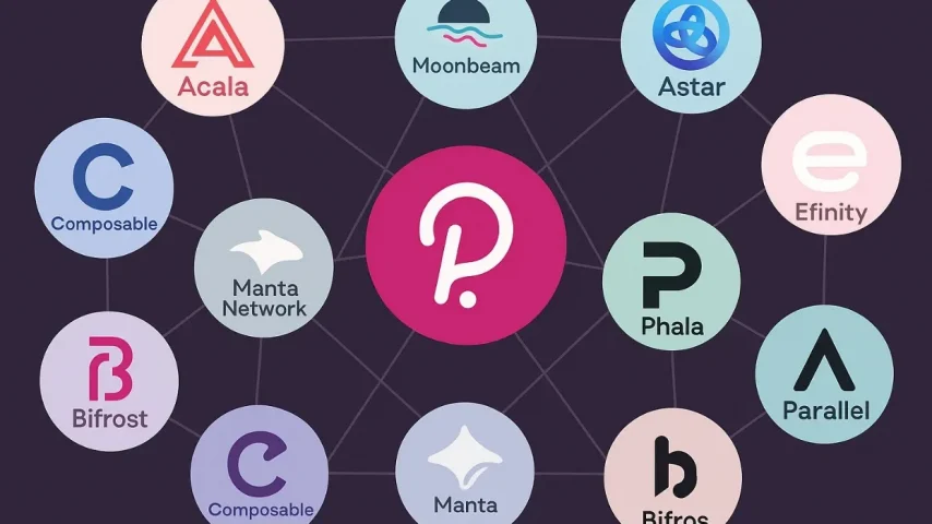 Топ парачейнов Polkadot: лучшие проекты DeFi, NFT и GameFi в 2025 году