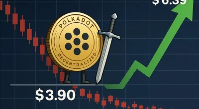 Polkadot защищает уровень $3.90, готовится к росту до $6.39 — на фоне приближающегося обновления JAM
