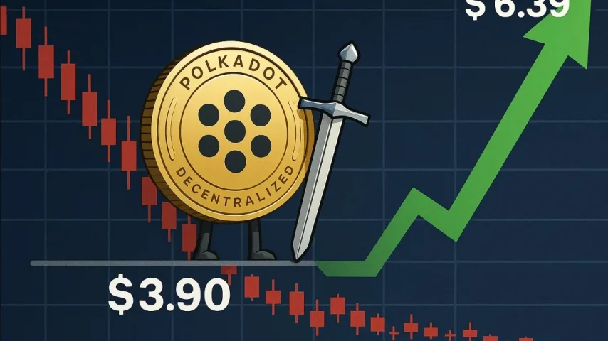 Polkadot защищает уровень $3.90, готовится к росту до $6.39 — на фоне приближающегося обновления JAM
