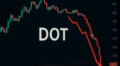 DOT теряет 6%: резкий откат после внутридневного максимума — причины и прогнозы